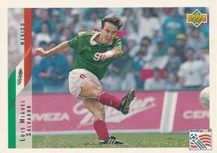 #42 Luis Miguel Salvador - Mexico - 1994 Upper Deck World Cup Contenders English/Spanish Soccer