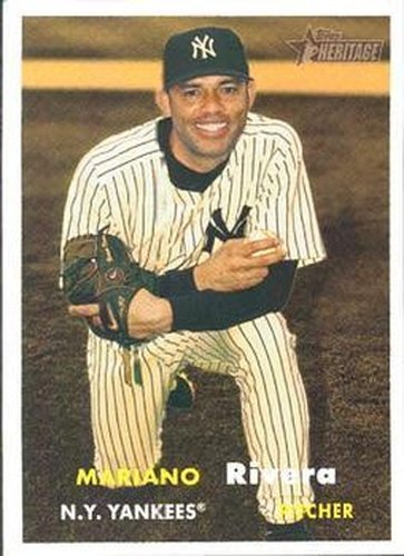 #42 Mariano Rivera - New York Yankees - 2006 Topps Heritage Baseball