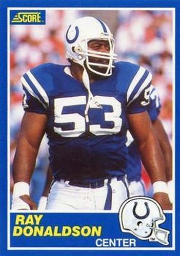 #42 Ray Donaldson - Indianapolis Colts - 1989 Score Football
