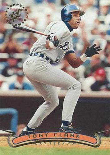 #42 Tony Clark - Detroit Tigers - 1996 Stadium Club Baseball