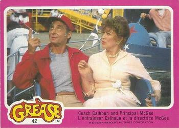 #42 Coach Calhoun and Principal McGee - 1978 O-Pee-Chee Grease
