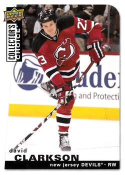 #42 David Clarkson - New Jersey Devils - 2008-09 Collector's Choice Hockey