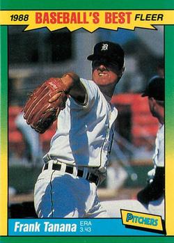 #42 Frank Tanana - Detroit Tigers - 1988 Fleer Baseball's Best Sluggers vs Pitchers