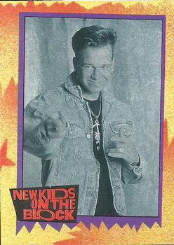 #42c Vital Statistics - Donnie Wahlberg - 1989 Topps New Kids on the Block