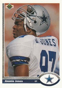 #430 Jimmie Jones - Dallas Cowboys - 1991 Upper Deck Football