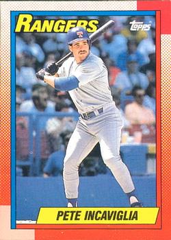 #430 Pete Incaviglia - Texas Rangers - 1990 O-Pee-Chee Baseball