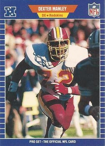 #430 Dexter Manley - Washington Redskins - 1989 Pro Set Football