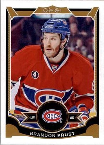 #430 Brandon Prust - Montreal Canadiens - 2015-16 O-Pee-Chee Hockey