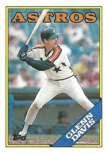 #430 Glenn Davis - Houston Astros - 1988 Topps Baseball