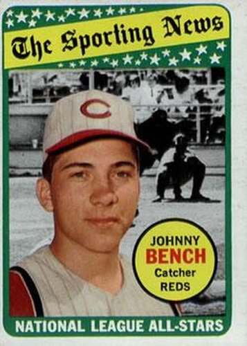 #430 Johnny Bench - Cincinnati Reds - 1969 Topps Baseball