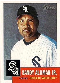 #430 Sandy Alomar Jr. - Chicago White Sox - 2002 Topps Heritage Baseball