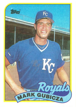 #430 Mark Gubicza - Kansas City Royals - 1989 Topps Baseball