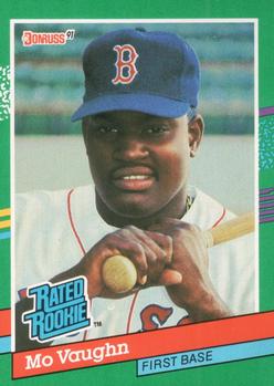 #430 Mo Vaughn - Boston Red Sox - 1991 Donruss Baseball