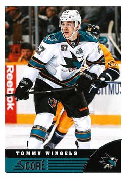 #430 Tommy Wingels - San Jose Sharks - 2013-14 Score Hockey