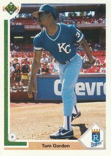 #431 Tom Gordon - Kansas City Royals - 1991 Upper Deck Baseball