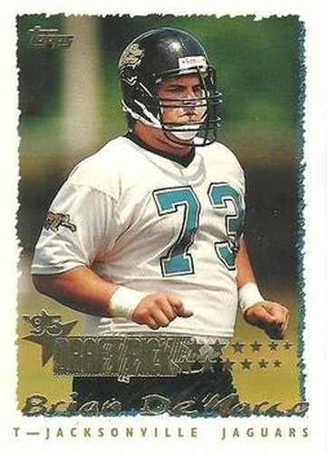 #431 Brian DeMarco - Jacksonville Jaguars - 1995 Topps Football