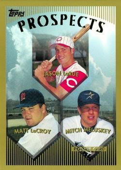 #431 Jason LaRue / Matt LeCroy / Mitch Meluskey - Cincinnati Reds / Minnesota Twins / Houston Astros - 1999 Topps Baseball