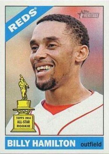 #431 Billy Hamilton - Cincinnati Reds - 2015 Topps Heritage Baseball