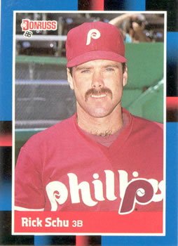 #432 Rick Schu - Philadelphia Phillies - 1988 Donruss Baseball