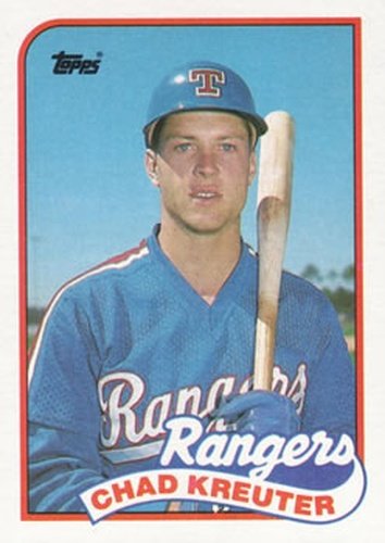 #432 Chad Kreuter - Texas Rangers - 1989 Topps Baseball