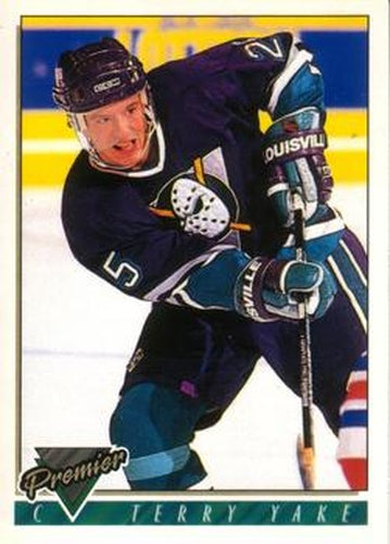 #432 Terry Yake - Anaheim Mighty Ducks - 1993-94 O-Pee-Chee Premier Hockey
