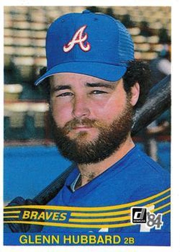 #432 Glenn Hubbard - Atlanta Braves - 1984 Donruss Baseball