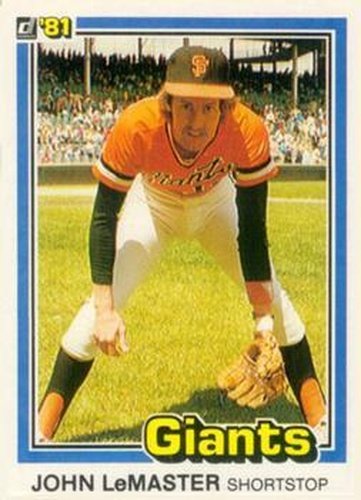 #432 John LeMaster - San Francisco Giants - 1981 Donruss Baseball