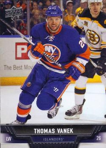 #433 Thomas Vanek - New York Islanders - 2013-14 Upper Deck Hockey
