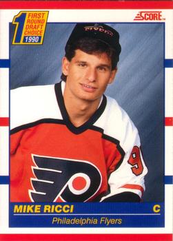 #433 Mike Ricci - Philadelphia Flyers - 1990-91 Score Canadian Hockey