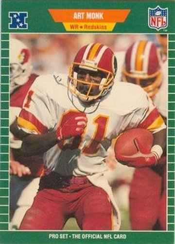 #433 Art Monk - Washington Redskins - 1989 Pro Set Football