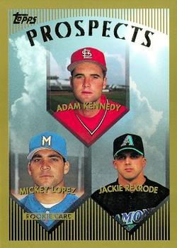 #433 Adam Kennedy / Mickey Lopez / Jackie Rexrode - St. Louis Cardinals / Milwaukee Brewers / Arizona Diamondbacks - 1999 Topps Baseball