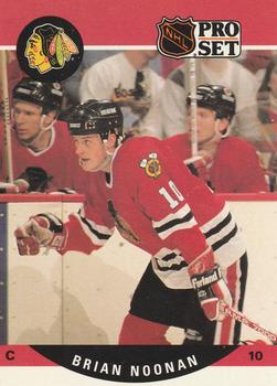 #433 Brian Noonan - Chicago Blackhawks - 1990-91 Pro Set Hockey