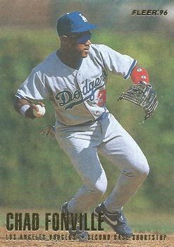 #433 Chad Fonville - Los Angeles Dodgers - 1996 Fleer Baseball