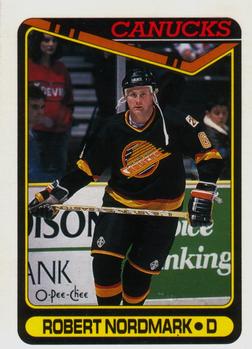 #433 Robert Nordmark - Vancouver Canucks - 1990-91 O-Pee-Chee Hockey