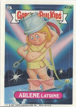 #433b Arlene Latrine - 1987 Topps Garbage Pail Kids Series 11