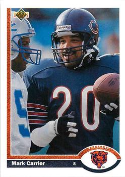 #434 Mark Carrier - Chicago Bears - 1991 Upper Deck Football