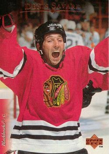 #434 Denis Savard - Chicago Blackhawks - 1995-96 Upper Deck Hockey