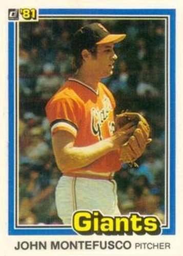 #434 John Montefusco - San Francisco Giants - 1981 Donruss Baseball