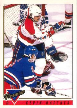 #435 Kevin Hatcher - Washington Capitals - 1993-94 O-Pee-Chee Premier Hockey