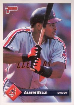 #435 Albert Belle - Cleveland Indians - 1993 Donruss Baseball