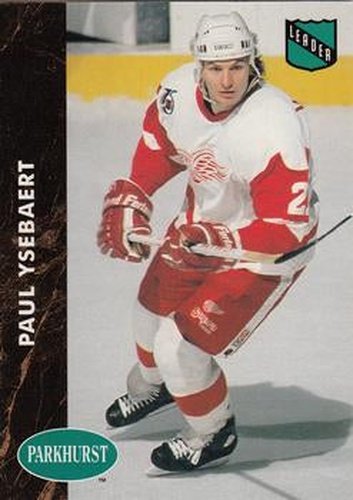 #435 Paul Ysebaert - Detroit Red Wings - 1991-92 Parkhurst Hockey