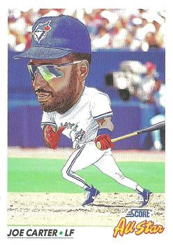 #435 Joe Carter - Toronto Blue Jays - 1992 Score Baseball