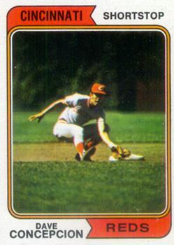 #435 Dave Concepcion - Cincinnati Reds - 1974 Topps Baseball