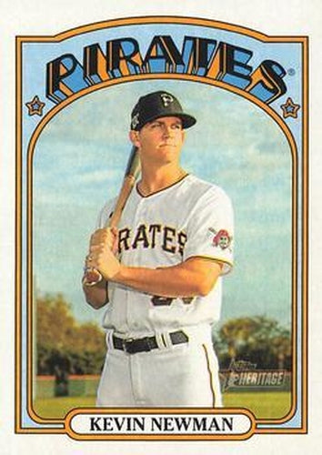 #435 Kevin Newman - Pittsburgh Pirates - 2021 Topps Heritage Baseball