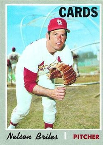 #435 Nelson Briles - St. Louis Cardinals - 1970 Topps Baseball