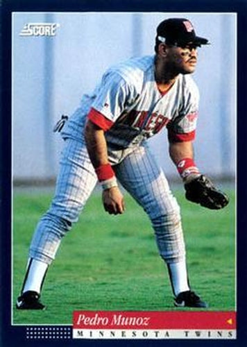 #435 Pedro Munoz - Minnesota Twins -1994 Score Baseball