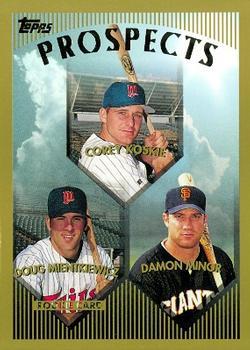 #435 Corey Koskie / Doug Mientkiewicz / Damon Minor - Minnesota Twins / San Francisco Giants - 1999 Topps Baseball