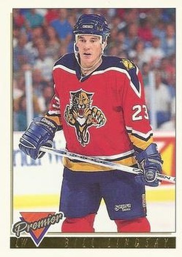 #436 Bill Lindsay - Florida Panthers - 1993-94 O-Pee-Chee Premier Hockey - Gold