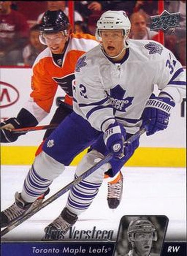 #436 Kris Versteeg - Toronto Maple Leafs - 2010-11 Upper Deck Hockey