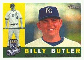 #436 Billy Butler - Kansas City Royals - 2009 Topps Heritage Baseball